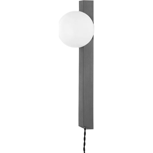 Brisbane Portable Sconce by Troy. Made from steel in a modern style.
