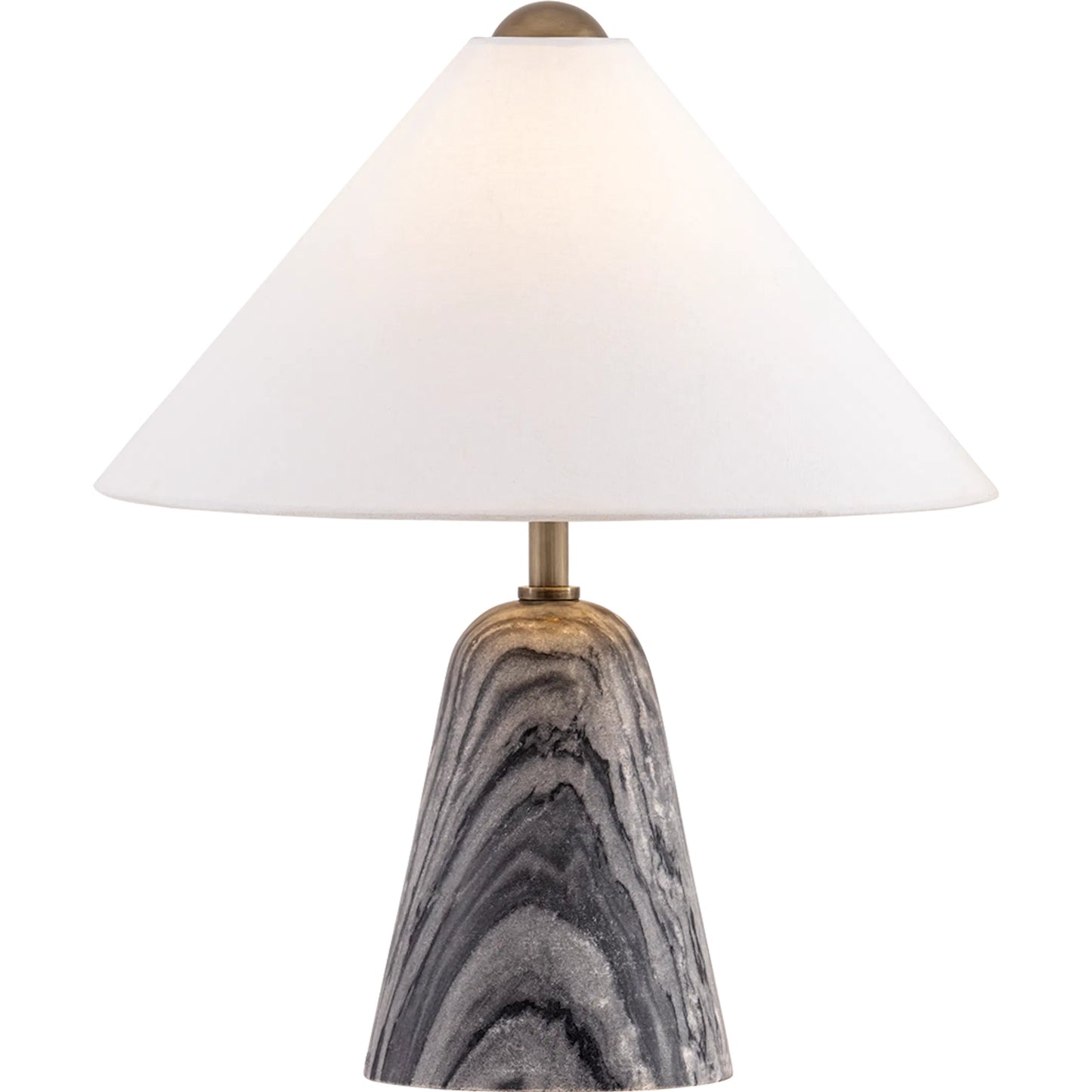 001 SI-2528079 | Primary Silo | Millbrae Table Lamp by Troy in patina brass. Made from steel, honed black marble in a unique style.