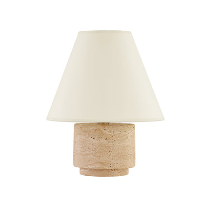 Bronte Table Lamp by Troy in patina brass. Made from natural stone in a cottage & farmhouse style.