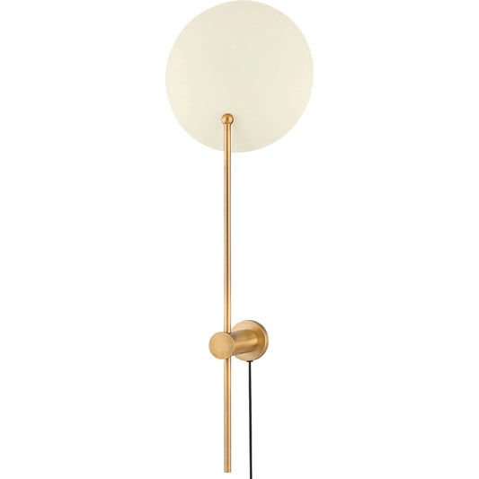 Leif 1 Light Portable Wall Sconce by Troy. Made from steel in a modern style.