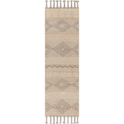Preston Rug - 29253 by Surya in tan, medium gray. Made from 50% jute, 50% wool in a unique style.