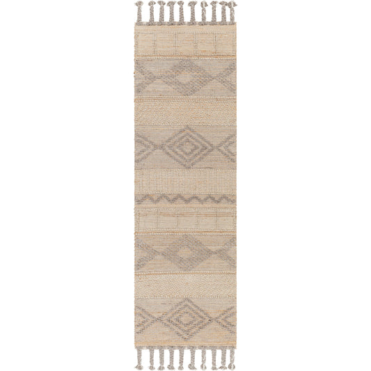 Preston Rug - 29253 by Surya in tan, medium gray. Made from 50% jute, 50% wool in a unique style.