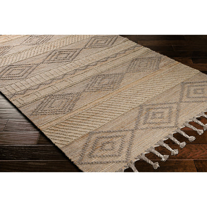 Preston Rug - 29253 by Surya in tan, gray. Made from 50% jute, 50% wool in a unique style.