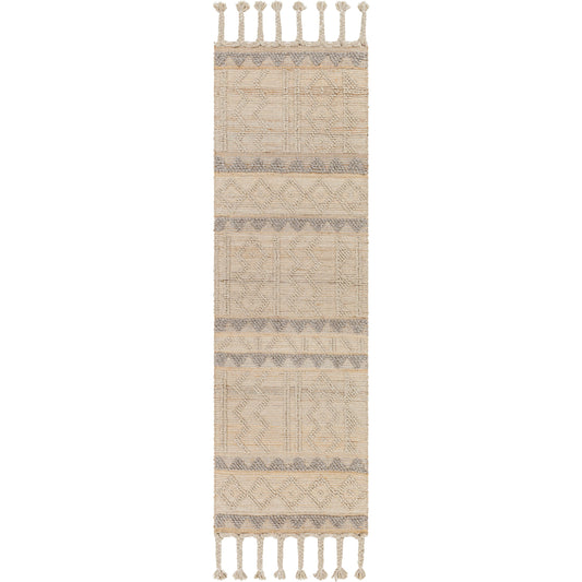 Preston Rug - 29254 by Surya in tan, medium gray. Made from 50% jute, 50% wool in a unique style.