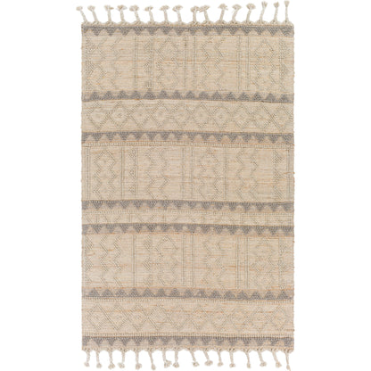 Preston Rug - 29254 by Surya in tan, medium gray. Made from 50% jute, 50% wool in a unique style.