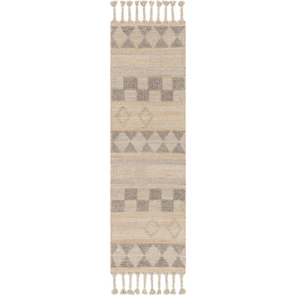Preston Rug - 29255 by Surya in tan, medium gray. Made from 50% jute, 50% wool in a unique style.