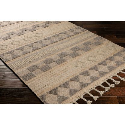 Preston Rug - 29255 by Surya in tan, gray. Made from 50% jute, 50% wool in a unique style.