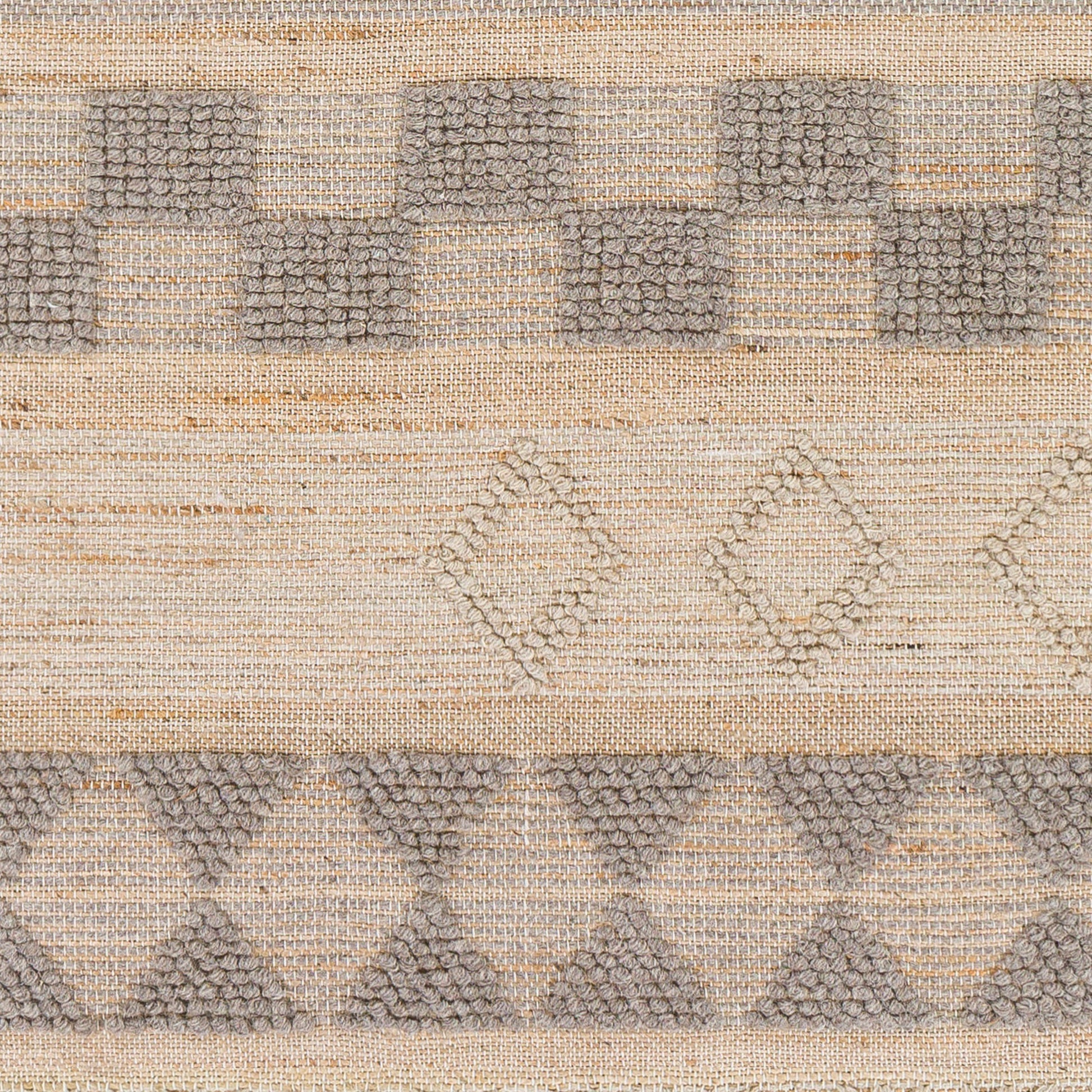 Preston Rug - 29255 by Surya in tan, medium gray. Made from 50% jute, 50% wool in a unique style.