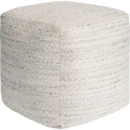 Galaxy Zig-Zag Ottoman by Pasargad Home. Made from bamboo silk, wool in a cottage & farmhouse style.