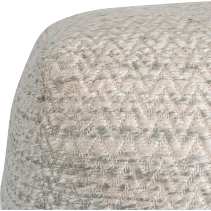 Galaxy Zig-Zag Ottoman by Pasargad Home. Made from bamboo silk, wool in a cottage & farmhouse style.