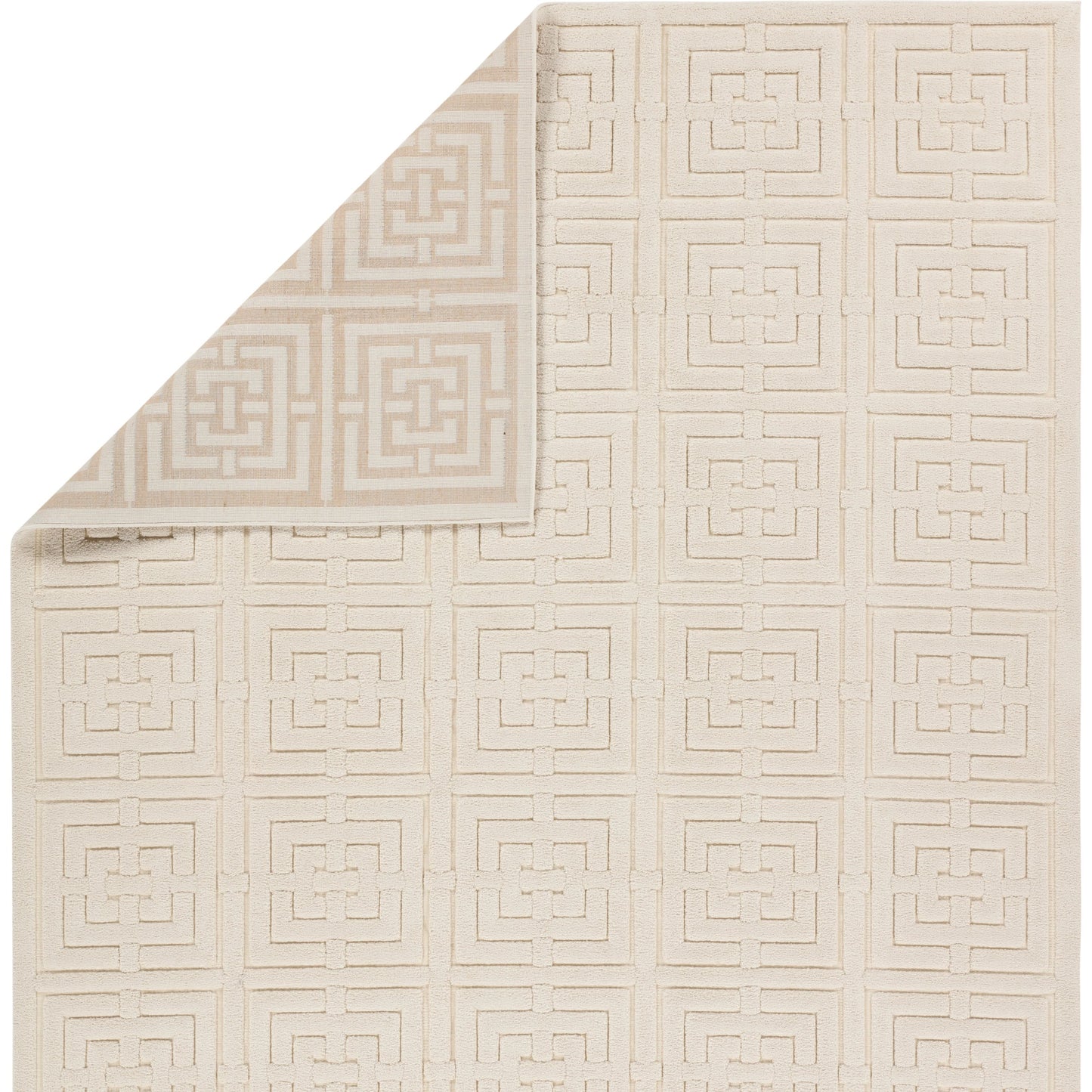 002 SI-2015162,SI-2015163,SI-2015164,SI-2015165,SI-2015166,SI-2386390 | Closeup | Petros PTR01 Rug by Jaipur Living in cream. Made from unique in a unique style.