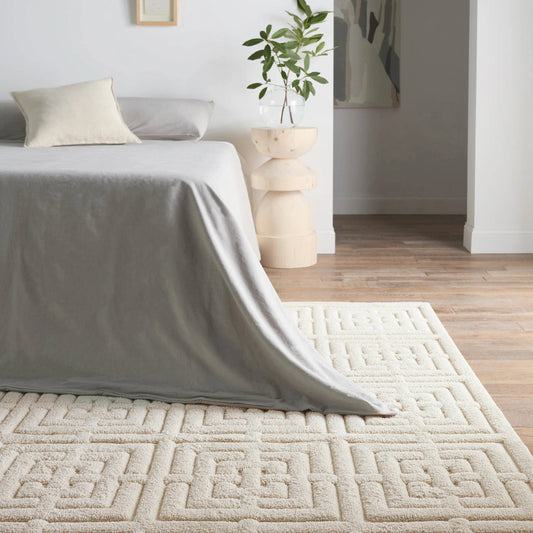 Petros PTR01 Rug by Jaipur Living in cream. Made from unique in a unique style.