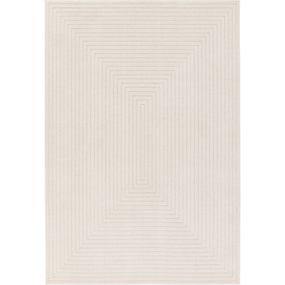 Petros PTR06 Rug by Jaipur Living in cream. Made from 100% polyester in a unique style.