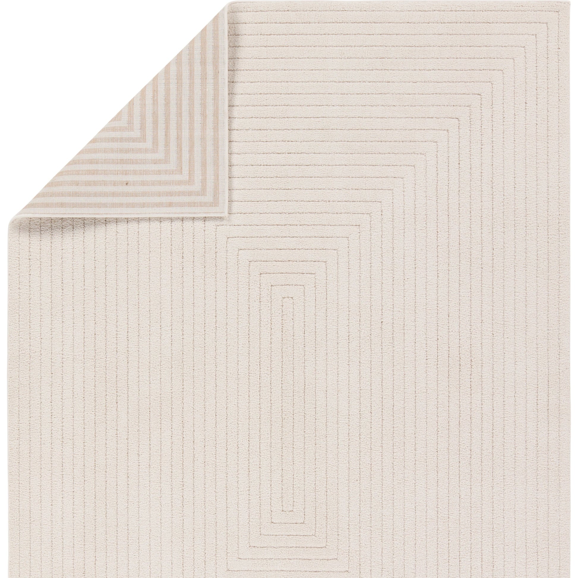 Petros PTR06 Rug by Jaipur Living in cream. Made from 100% polyester in a unique style.