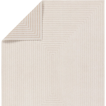 Petros PTR06 Rug by Jaipur Living in cream. Made from 100% polyester in a unique style.