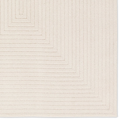 Petros PTR06 Rug by Jaipur Living in cream. Made from 100% polyester in a unique style.