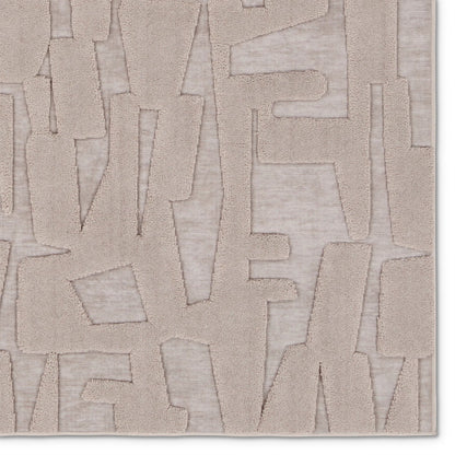 Petros PTR07 Rug by Jaipur Living in gray. Made from 80% polyester, 20% chenille in a unique style.