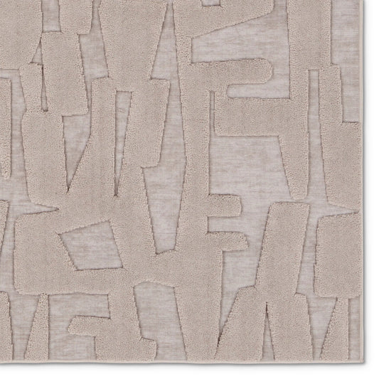 Petros PTR07 Rug by Jaipur Living in gray. Made from 80% polyester, 20% chenille in a unique style.