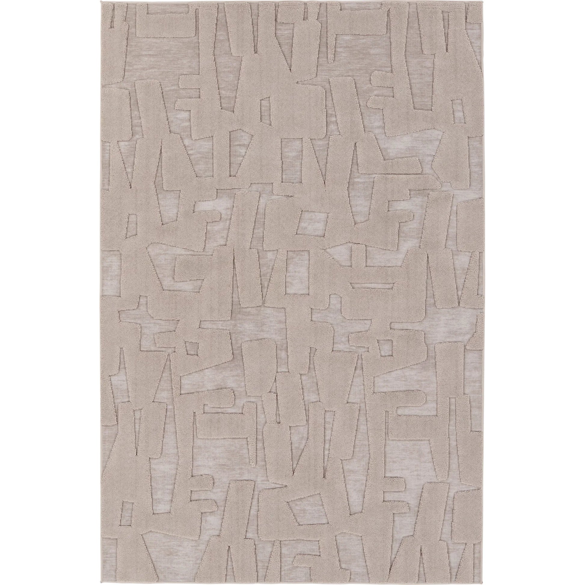 Petros PTR07 Rug by Jaipur Living in gray. Made from 80% polyester, 20% chenille in a unique style.