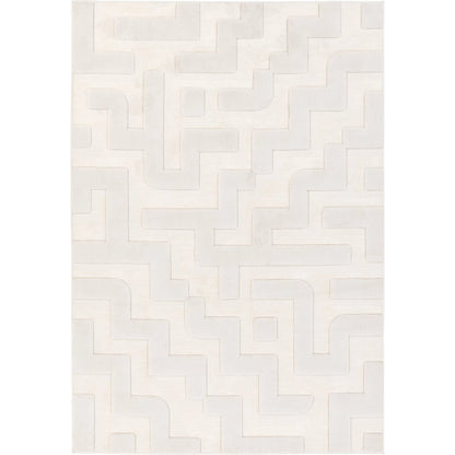 Petros PTR08 Rug by Jaipur Living in ivory. Made from 80% polyester, 20% chenille in a unique style.