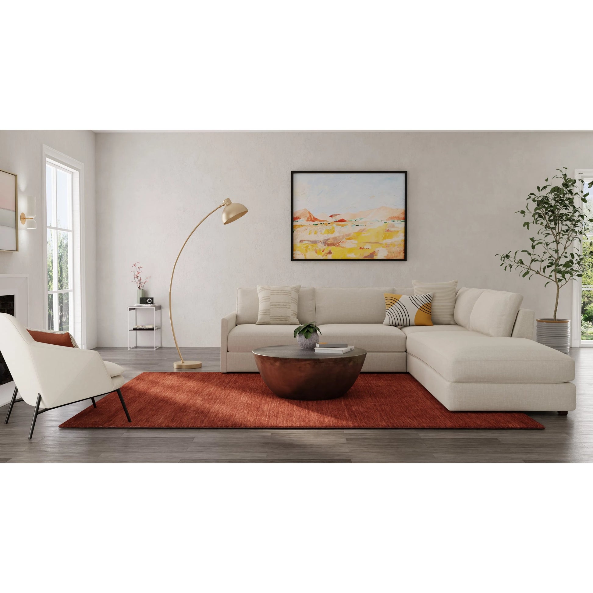 Luna Solid Rug - 8049F by Feizy. Made from wool in a unique style.