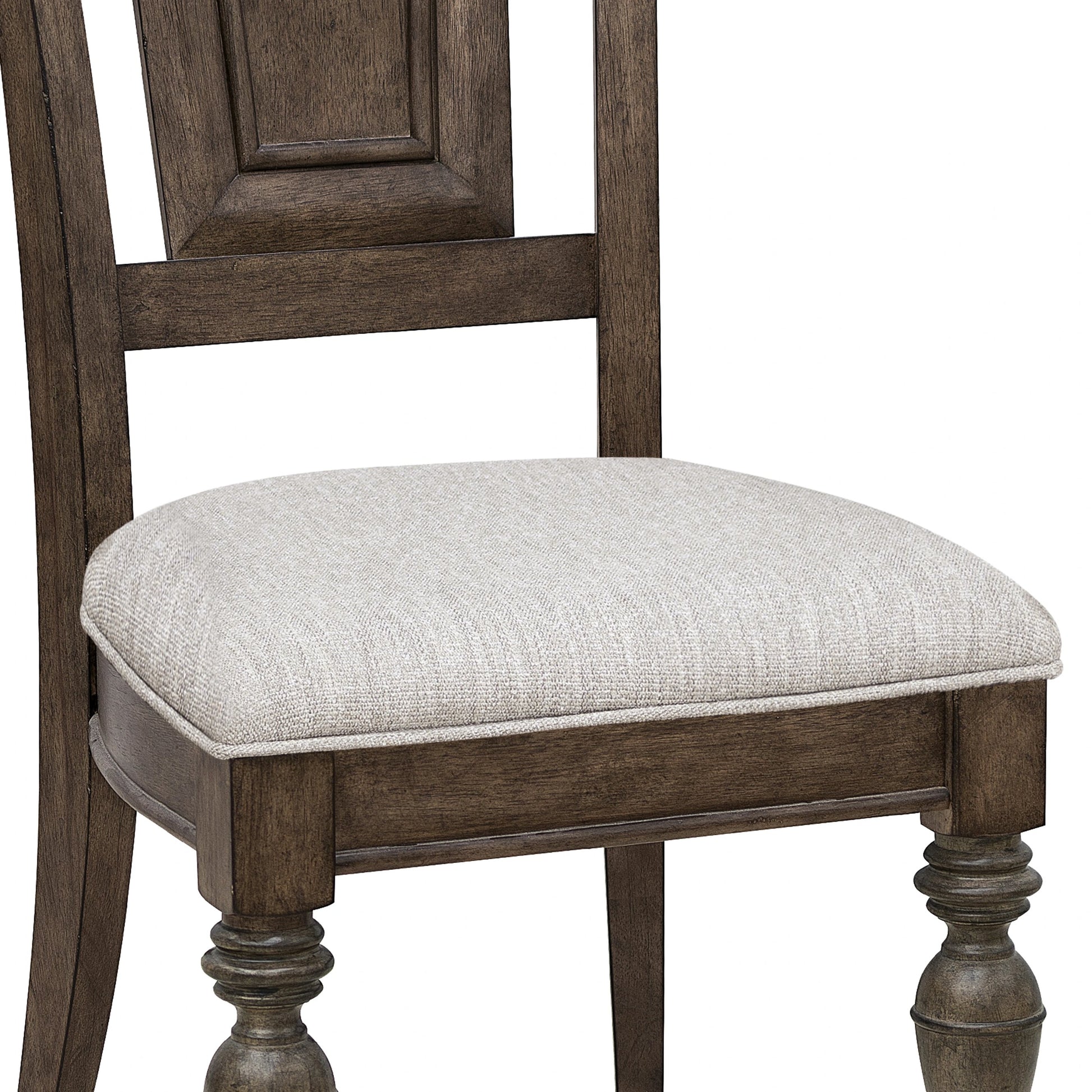 Woodbury Wooden Side Chair by Pulaski Furniture in cowboy boots brown. Made from rubberwood in a traditional style.