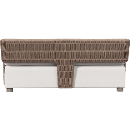 Maldives Outdoor Sofa by Bernhardt in hazelnut. Made from unique in a transitional style.