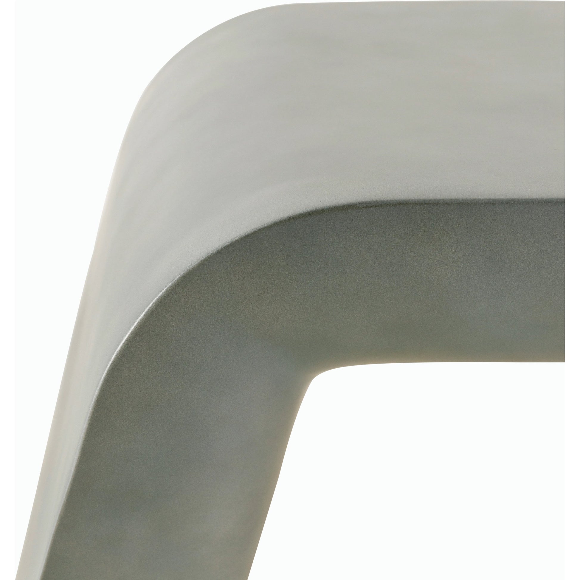 Pupil Ottoman - 526055 by Surya in gray and stainedstained. Made from resin in a modern style.