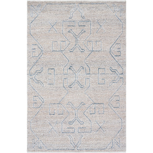 Provence Rug - 484401 by Livabliss in light silver, silver, metallic - silver, desert sand. Made from recycled pet yarn in a unique style.