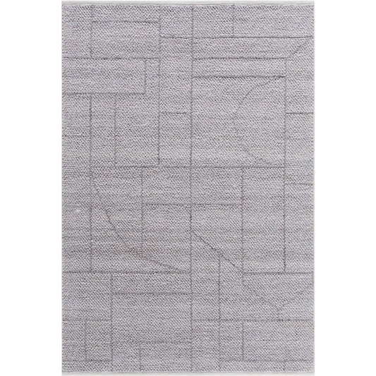 Provence Rug - 484428 by Livabliss in slate gray, charcoal, ash. Made from recycled pet yarn in a unique style.