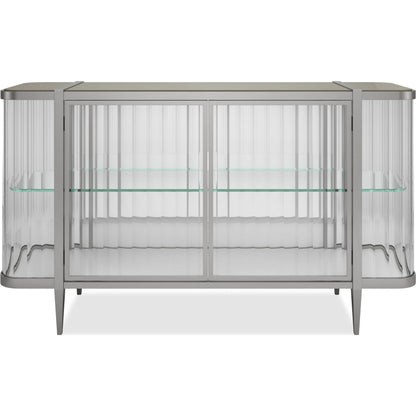 Stop and Stare Console by Caracole. Made from metal, glass, acrylic in a unique style.
