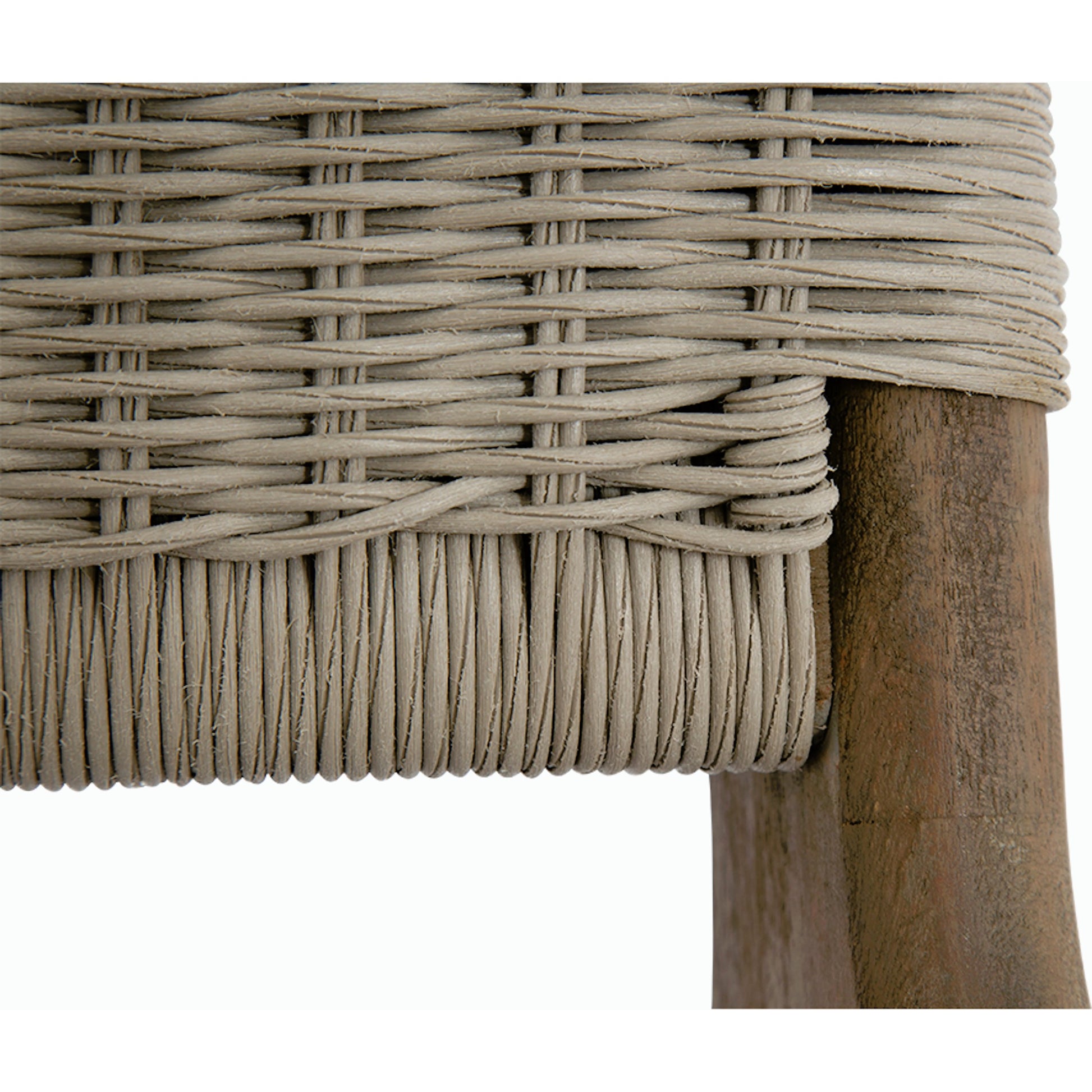 Coastal Outdoor Teak Cushionless Accent Chair by Sunset West in teak. Made from teak in a coastal style.