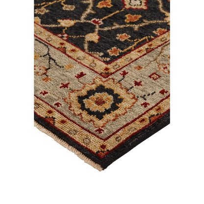 Carrington Traditional Oriental Rug - 6500F by Feizy in black, gold, gray. Made from wool in a unique style.