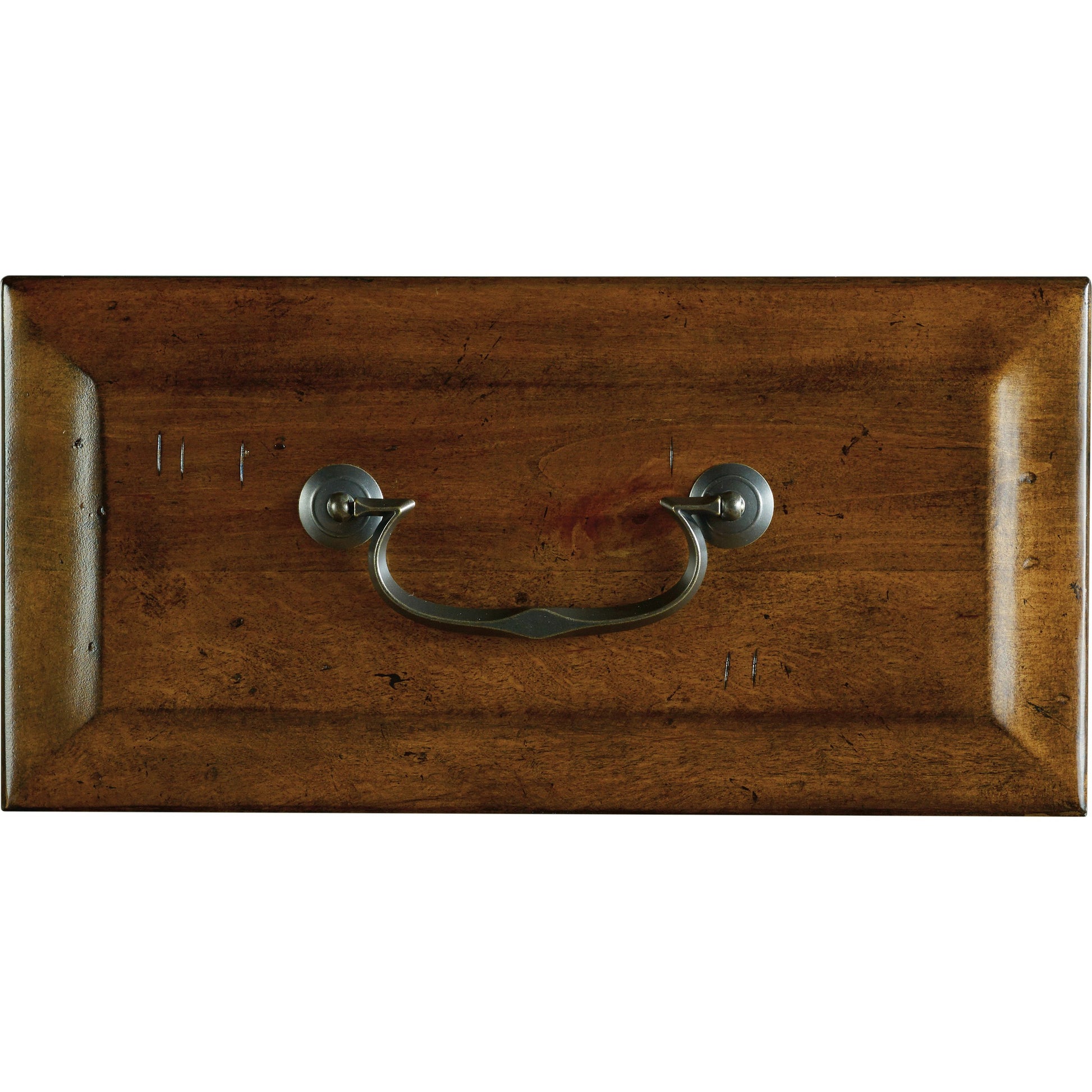 Tynecastle Writing Desk by Hooker Furniture in chestnut. Made from alder veneers in a traditional style.