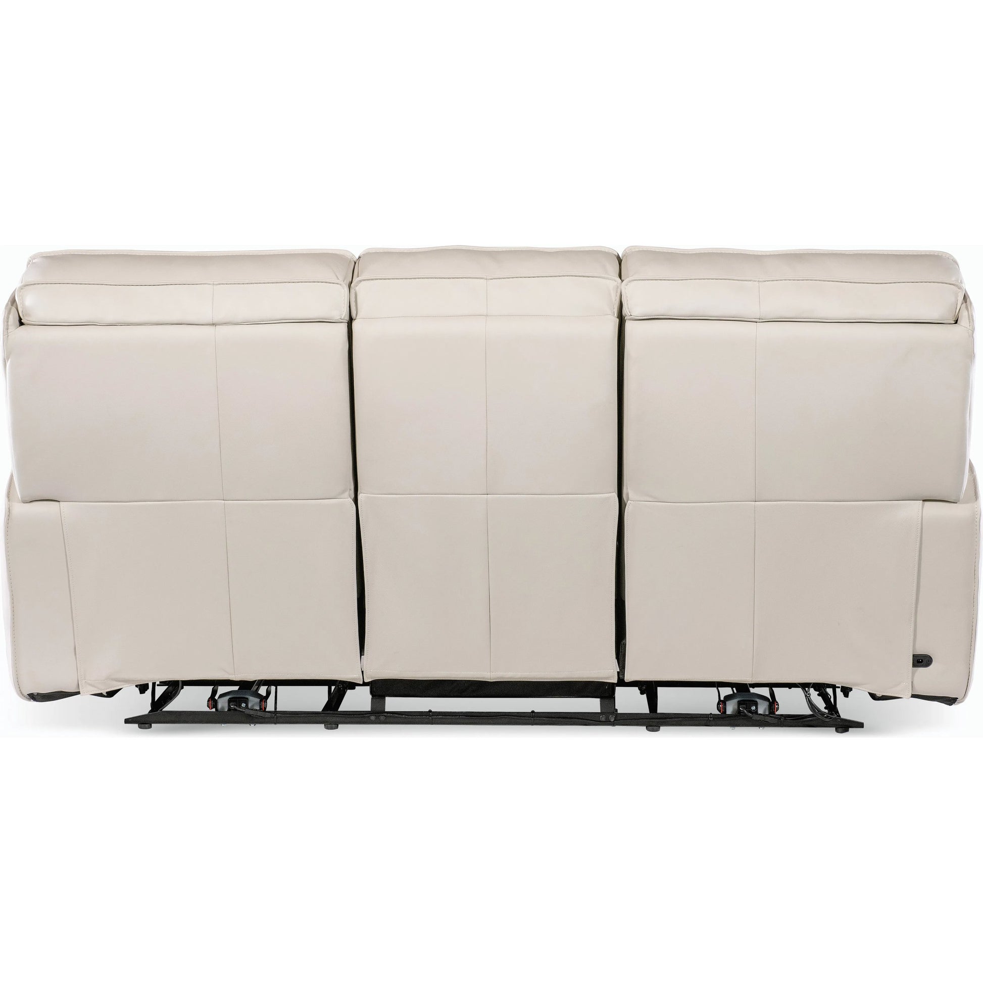 Miles Zero Gravity Power Sofa w/ Power Headrest by Hooker Furniture. Made from leather in a modern style.