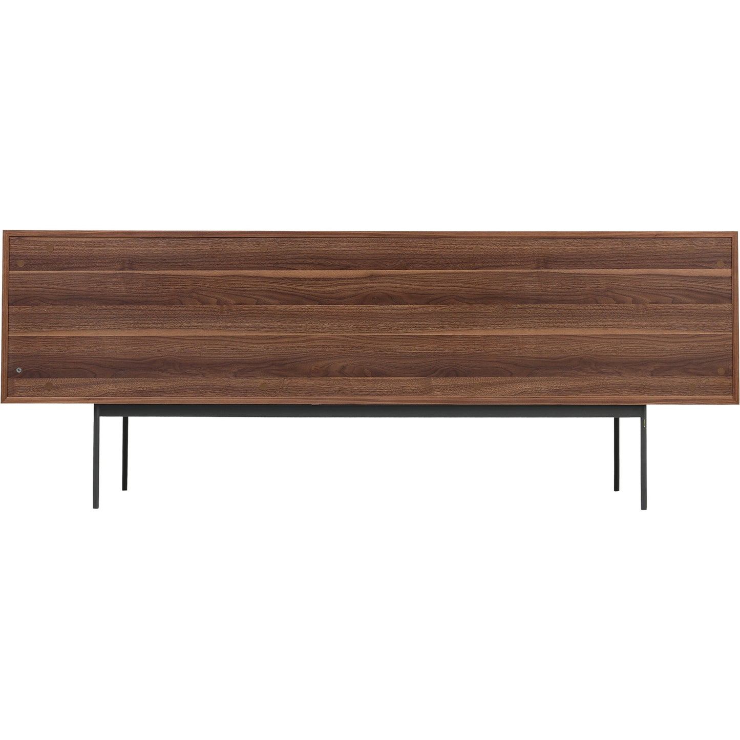 005 SI-2121845 | Additional Silo | Araya Sideboard by Moe's Home Collection in walnut, black. Made from walnut veneer, metal base, mdf in a modern style.