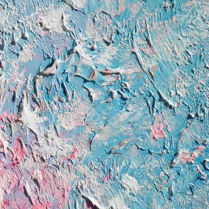 Symphony Handpainted Abstract Artwork on Canvas Oil Painting - PXA-1010 by Pasargad Home in multi. Made from canvas in a unique style.