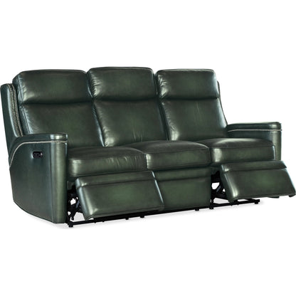 Hamilton Power Sofa with Power Headrest by Hooker Furniture. Made from unique in a traditional style.