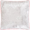 Ivory, Bright Pink / Down Feather / 18" x 18"