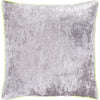 Medium Gray, Bright Yellow / Down Feather / 18" x 18"