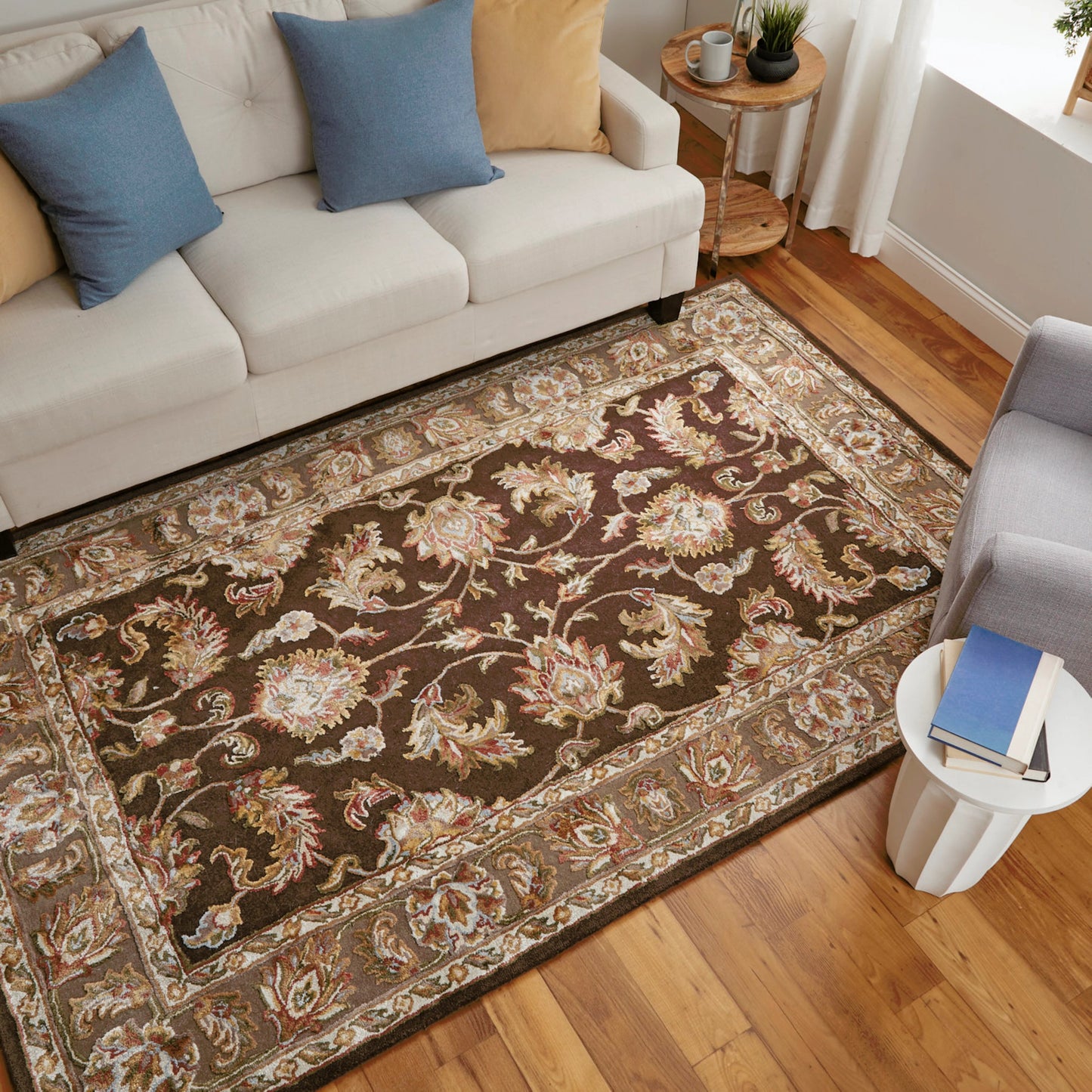 016 SI-2130011,SI-2130012 | Lifestyle | Prescott Traditional Oriental Rug - 8937F by Feizy. Made from viscose, wool in a unique style.