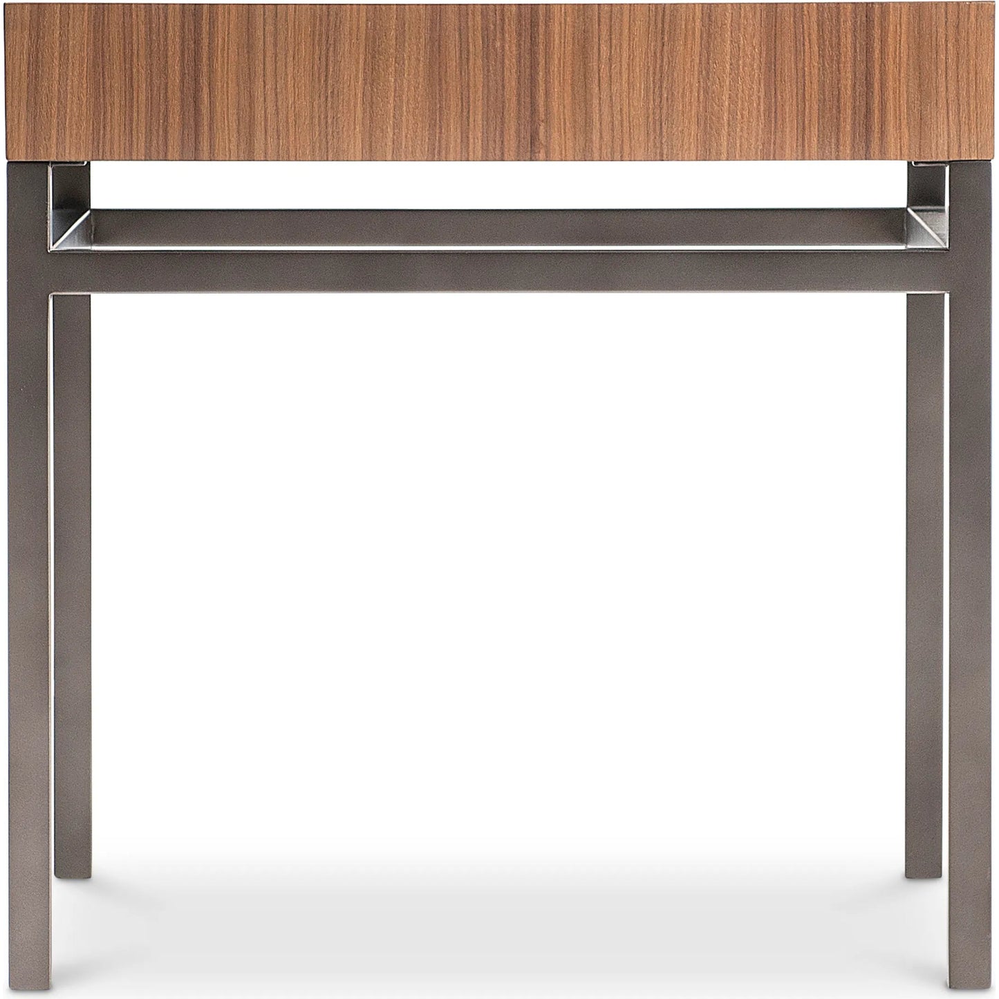 002 SI-2539261 | Additional Silo | Collins Side Table by Bernhardt in brown. Made from wood, metal in a unique style.