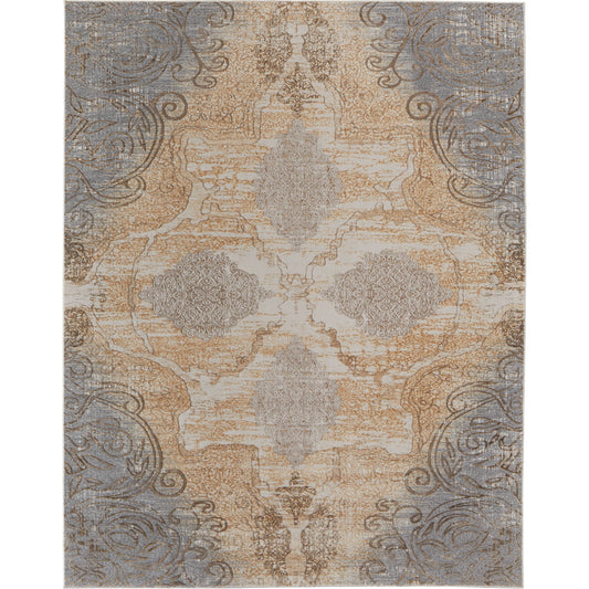 Celene Traditional Rug - 39L1F by Feizy in silver, tan, gray. Made from viscose, polyester in a unique style.