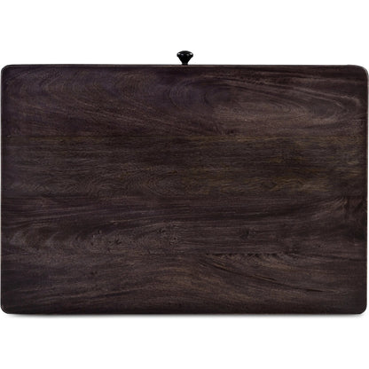 Tabitha Nightstand by Moe's Home Collection in brown. Made from mango wood, iron in a traditional style.