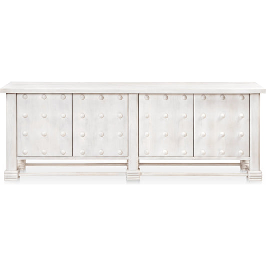 Clement Sideboard by Moe's Home Collection in whitewashed. Made from mango wood in a unique style.