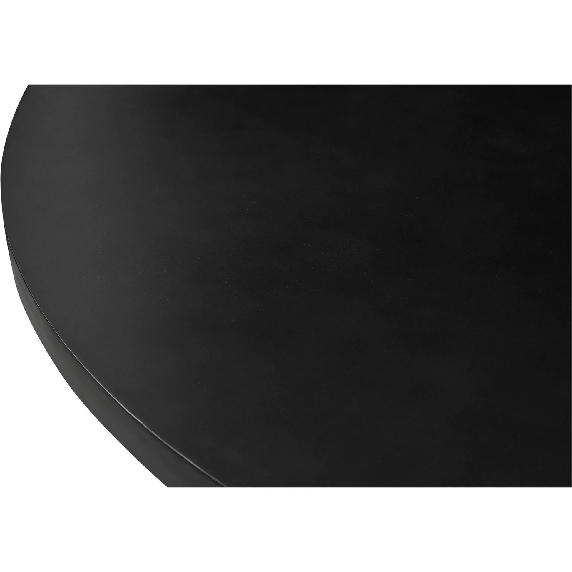 Ethan Dining Table by Moe's Home Collection in black. Made from iron in a traditional style.
