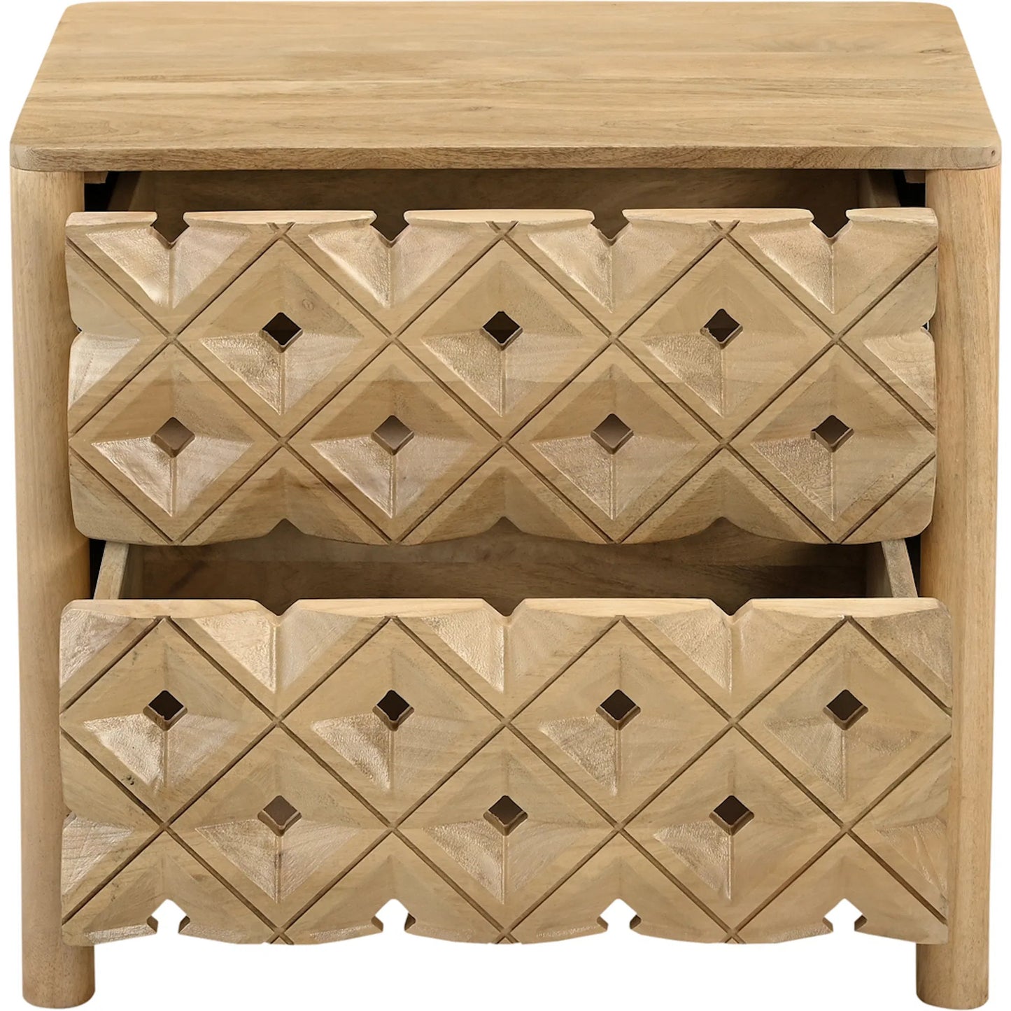 004 SI-2441388 | Additional Silo | Fulton Nightstand by Moe's Home Collection in natural and natural. Made from tops, sides, drawer mango wood, drawer bottom, mdf in a traditional style.