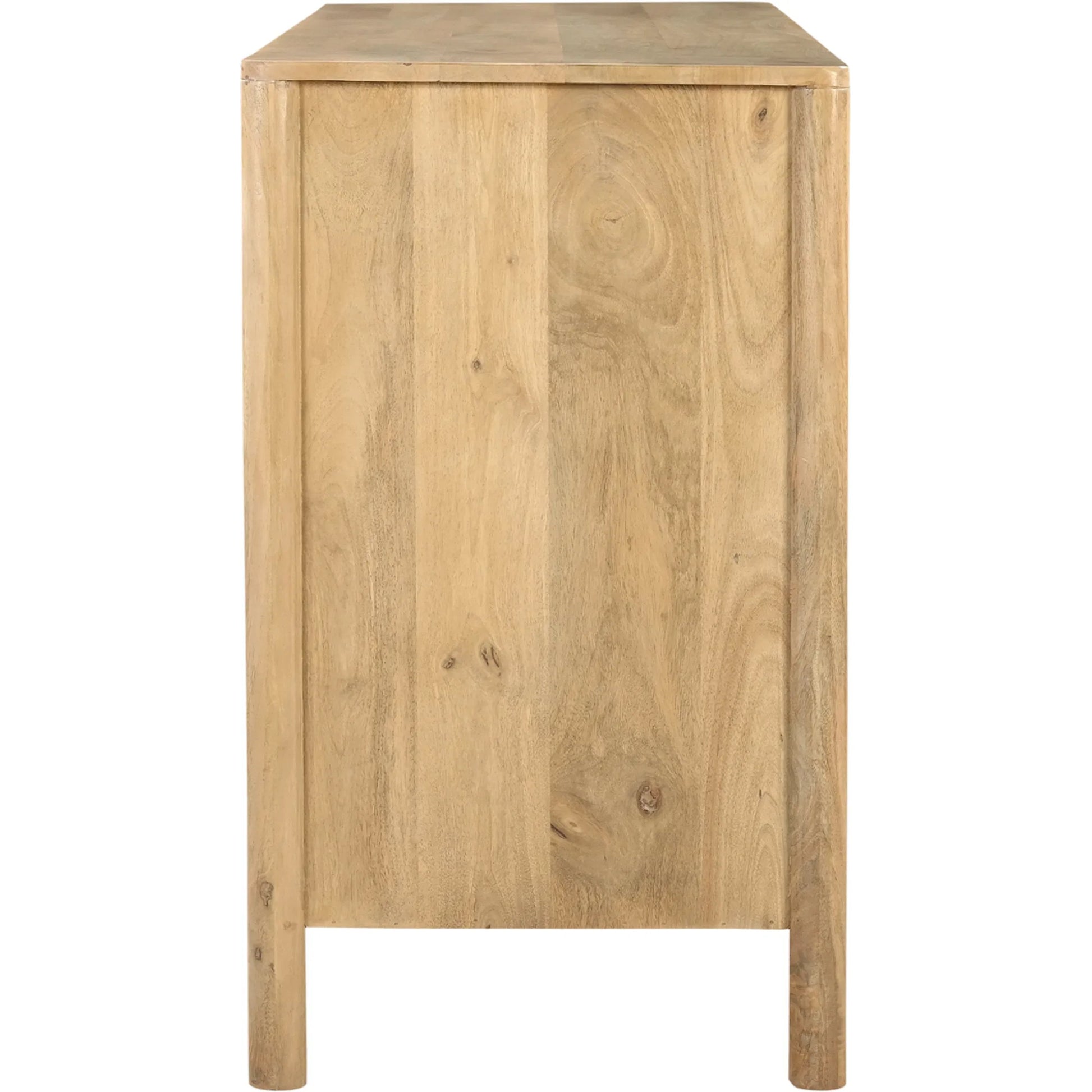 Fulton 6 Drawer Dresser by Moe's Home Collection in natural and natural. Made from tops, sides, drawer mango wood, drawer bottom, mdf in a traditional style.