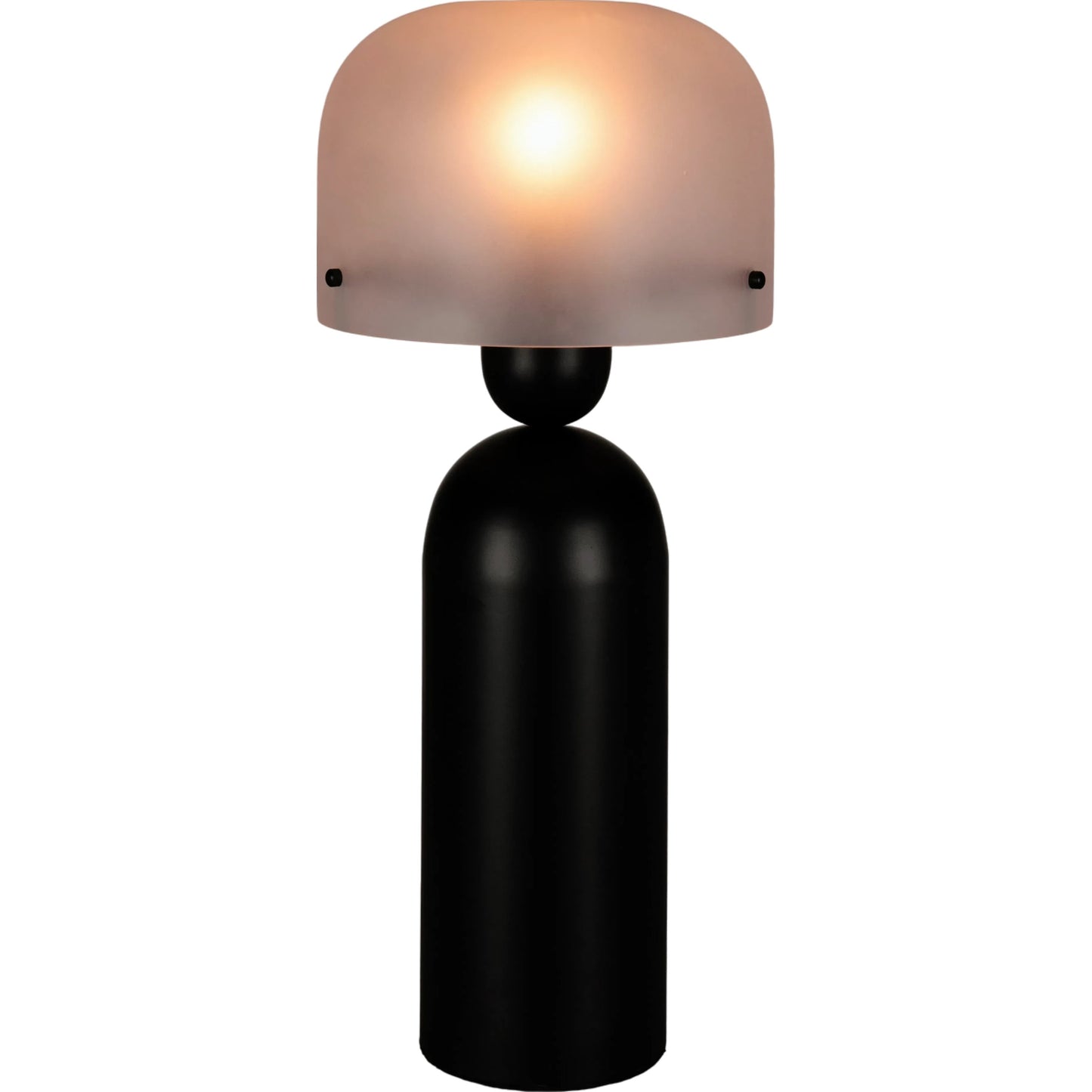 001 SI-2189438 | Primary Silo | Emma Lamp by Noir in matte black. Made from industrial steel and frosted glass in a modern style.