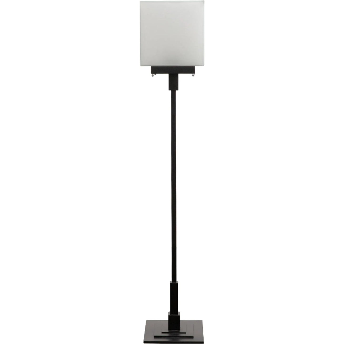 001 SI-2536848 | Primary Silo | Barzini Floor Lamp by Noir in matte black. Made from iron, frosted glass in a unique style.